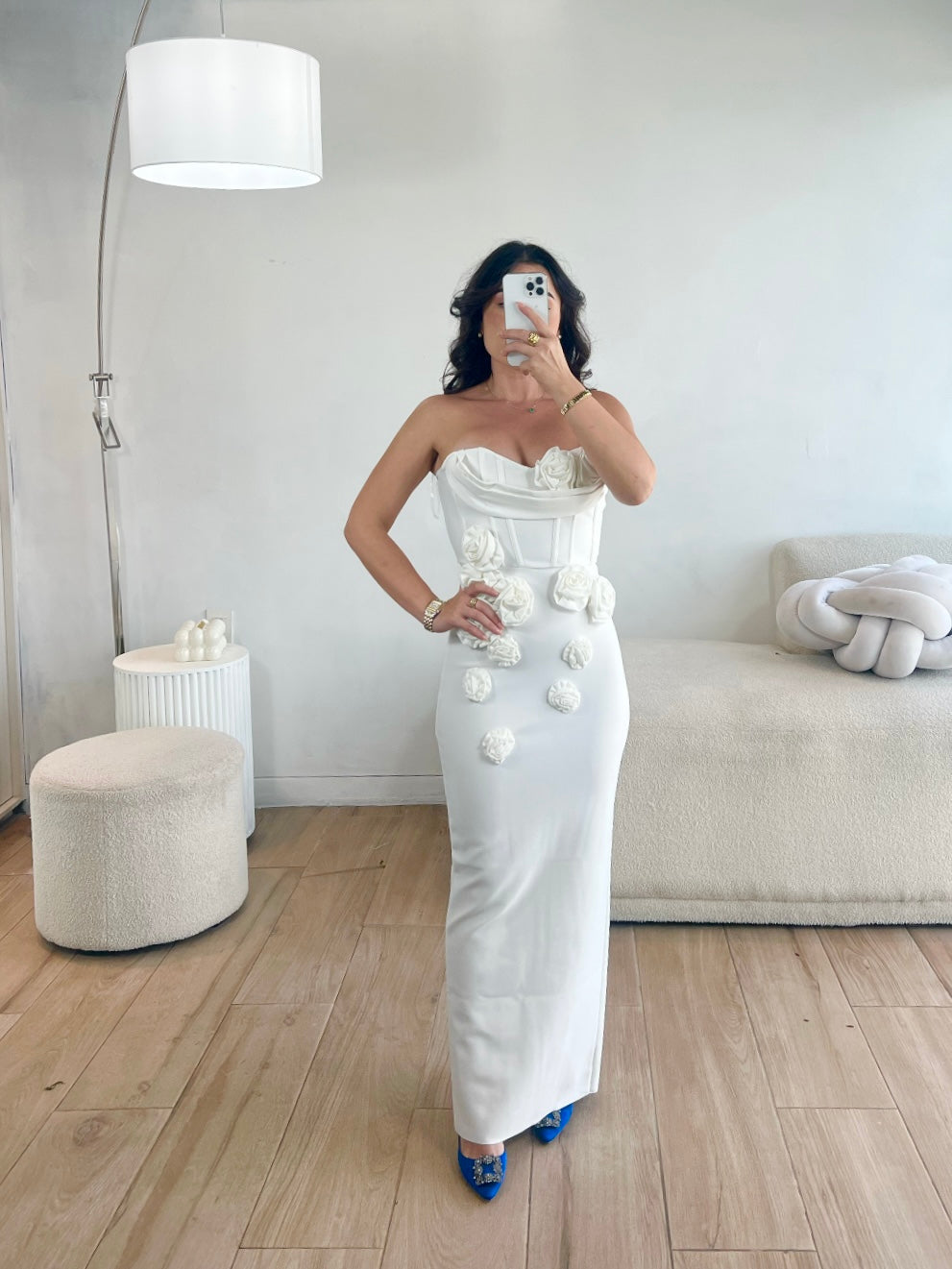 VESTIDO BLANCO BANDAGE STRAPPLE