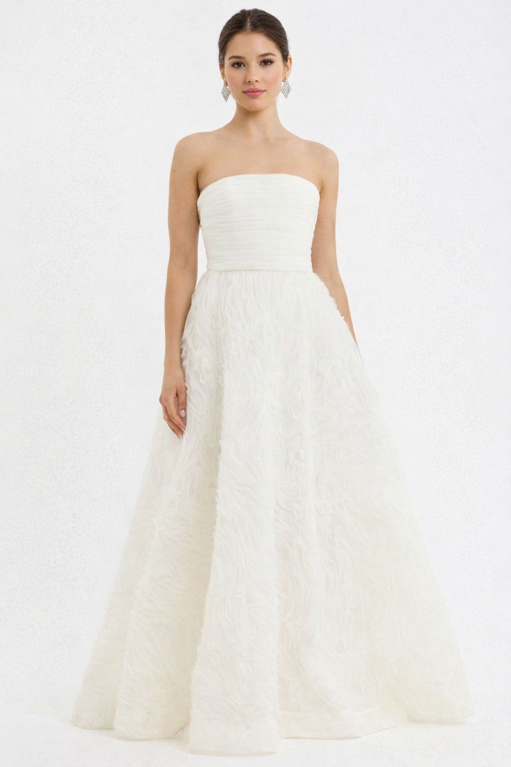 VESTIDO BLANCO STRAPLESS