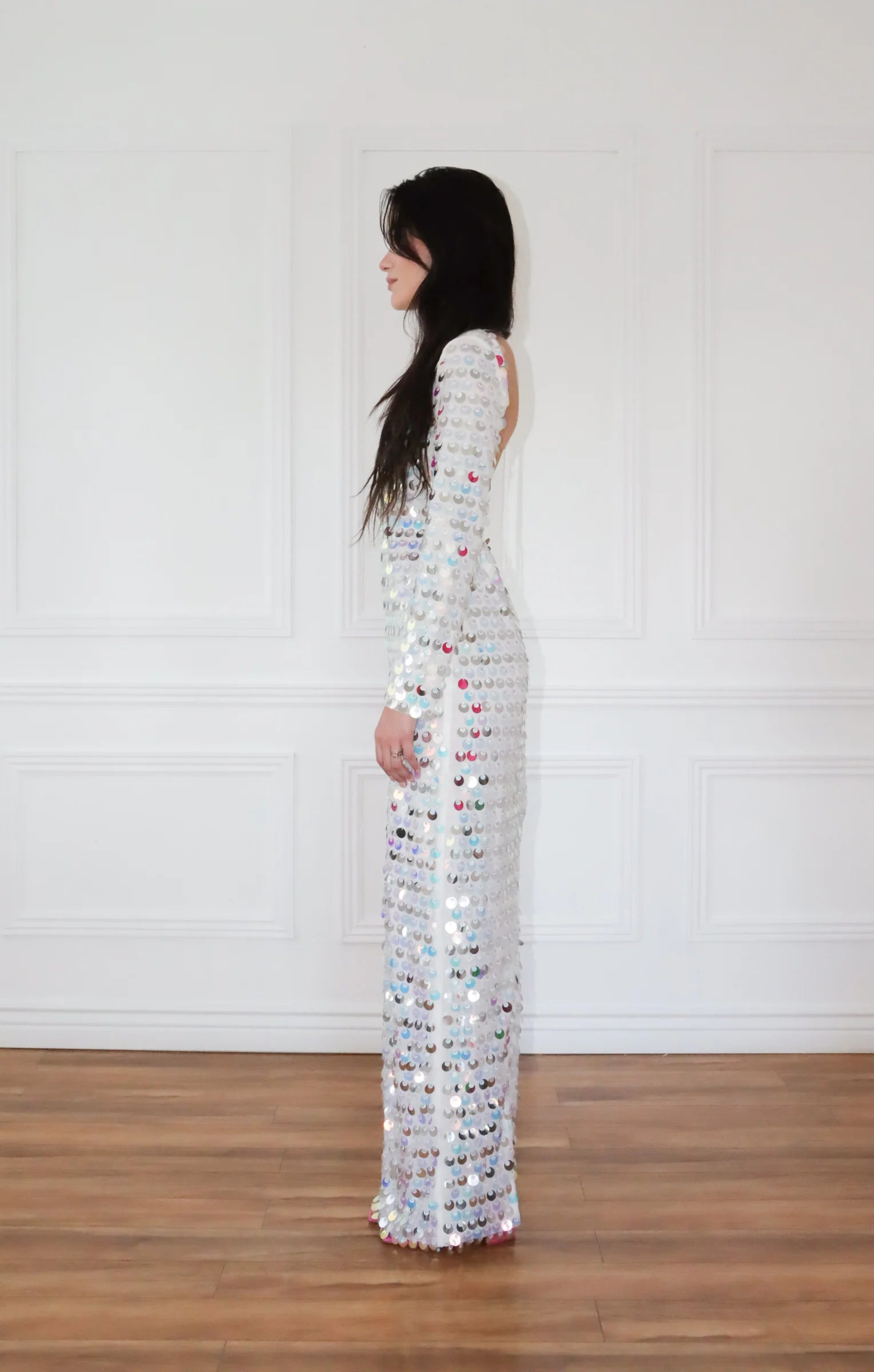 VESTIDO BLANCO SIN ESPALDA