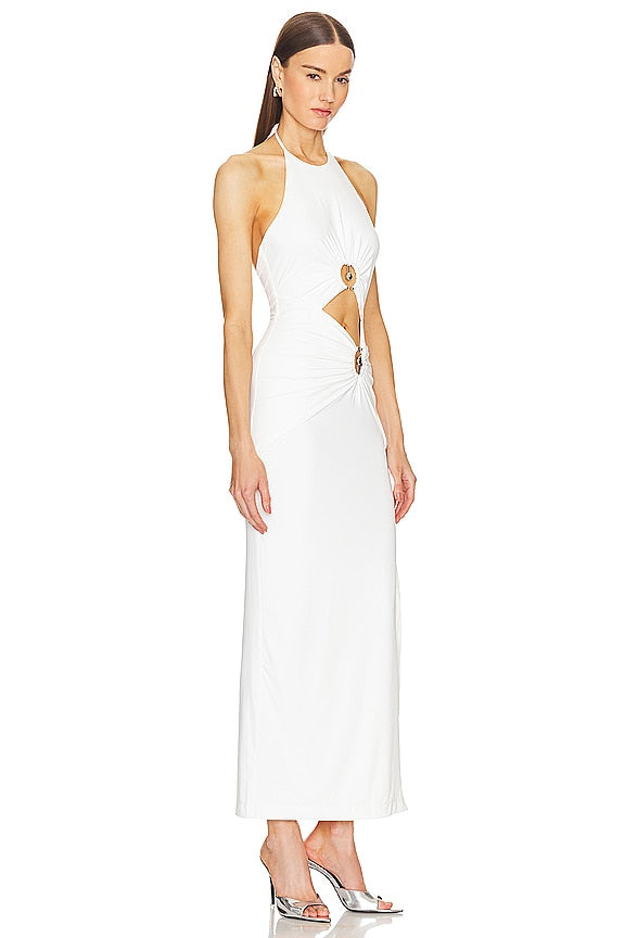 VESTIDO BLANCO CUTOUT
