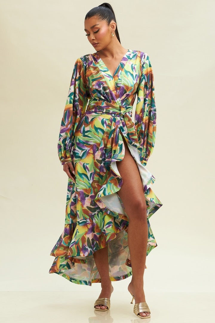 VESTIDO LARGO FLOWER