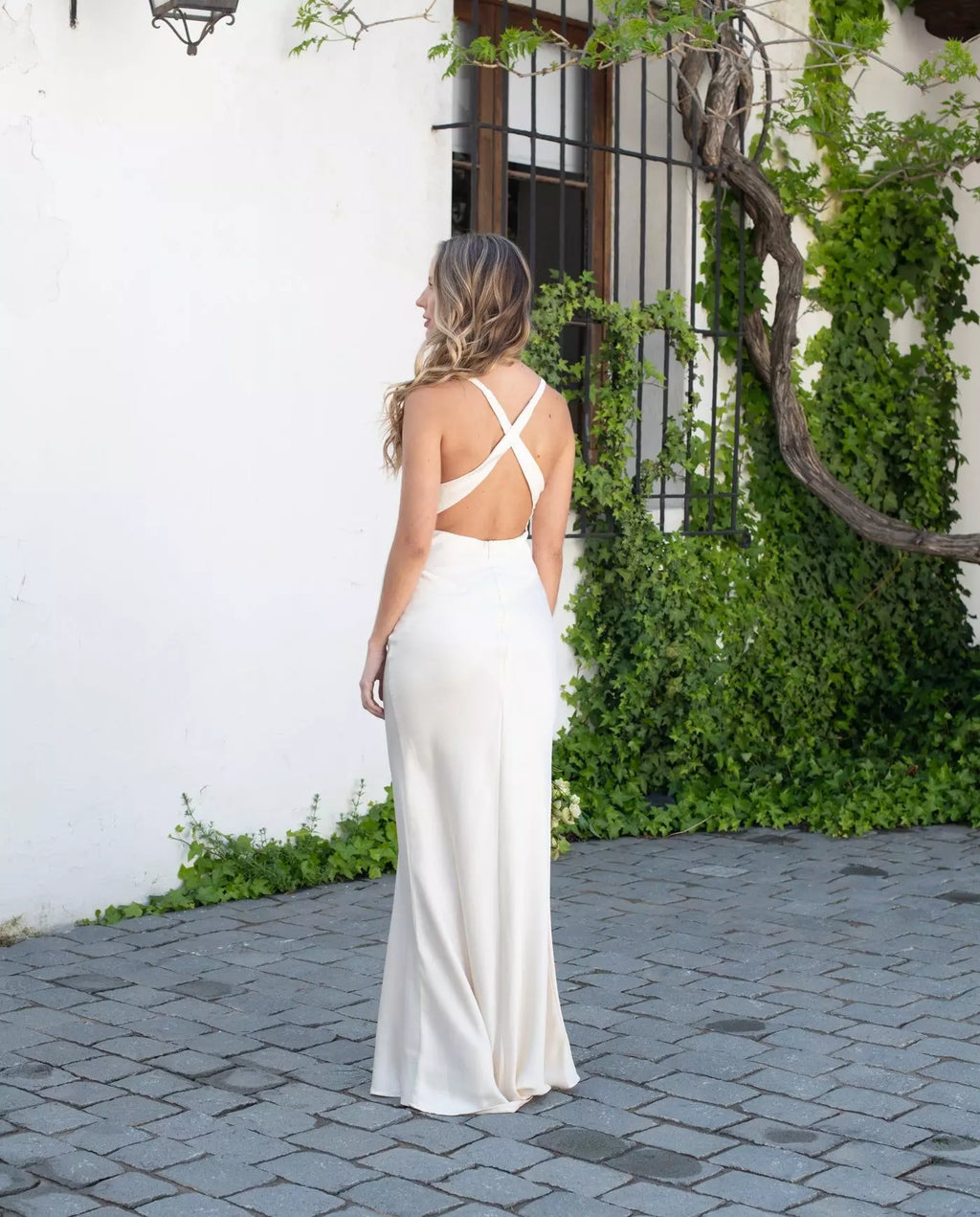 VESTIDO BLANCO LARGO