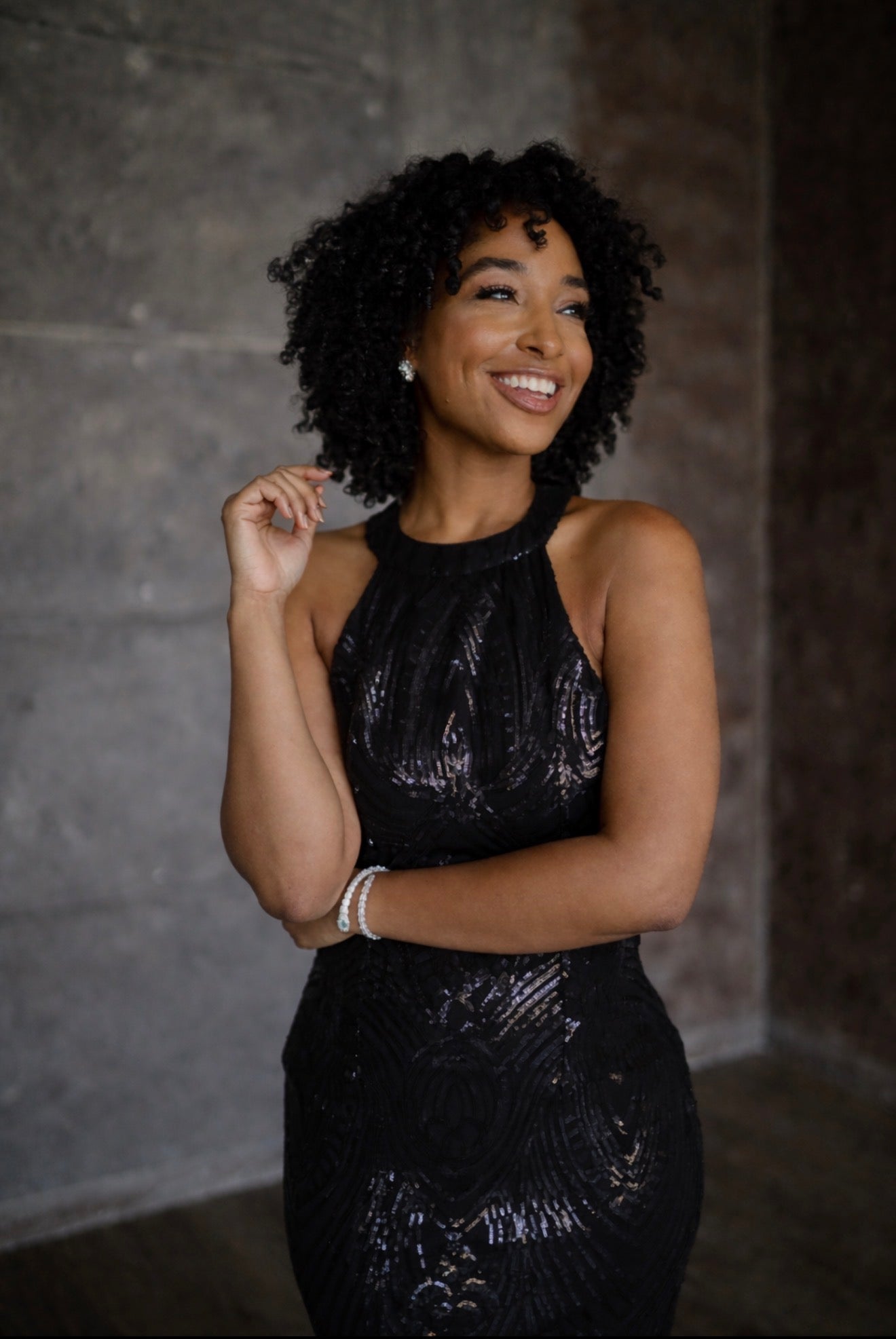 VESTIDO NEGRO LARGO HALTER