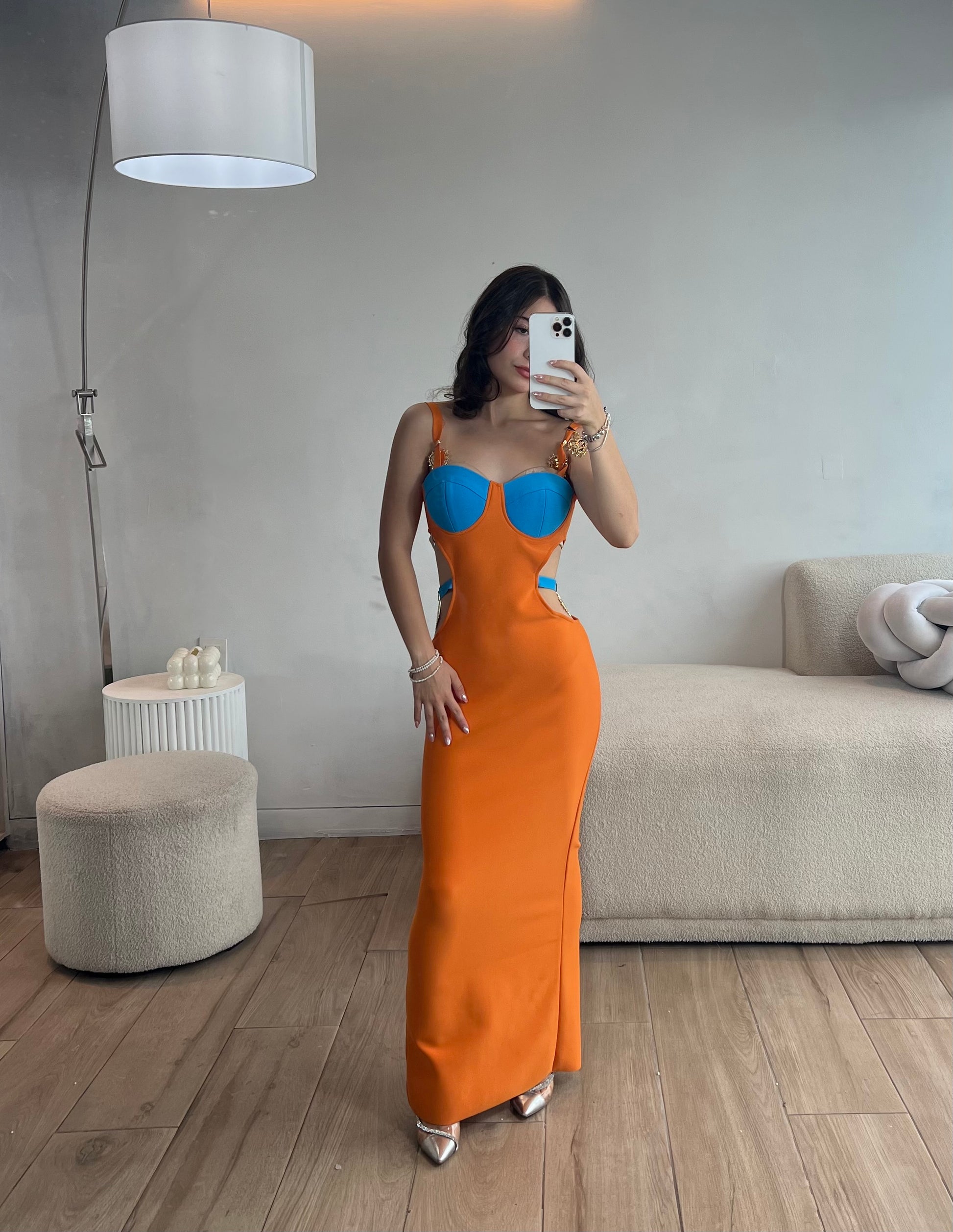 VESTIDO BANDAGE LARGO