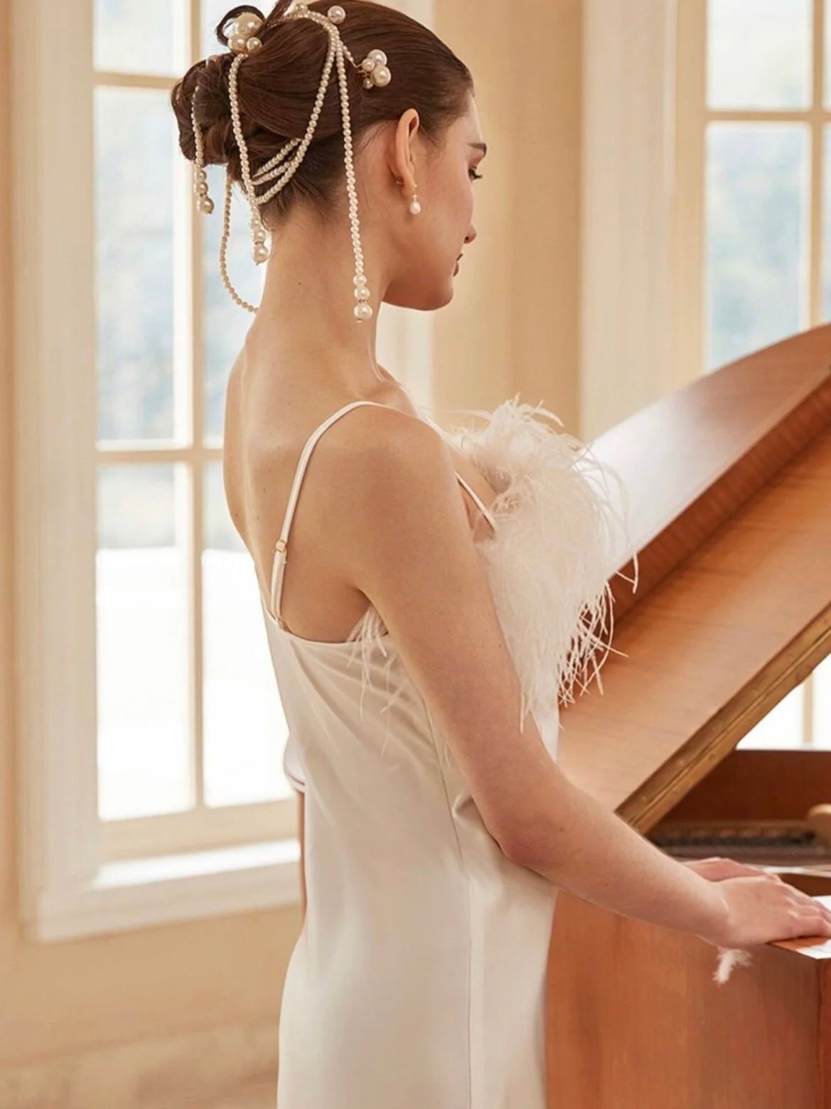 VESTIDO BLANCO SATIN