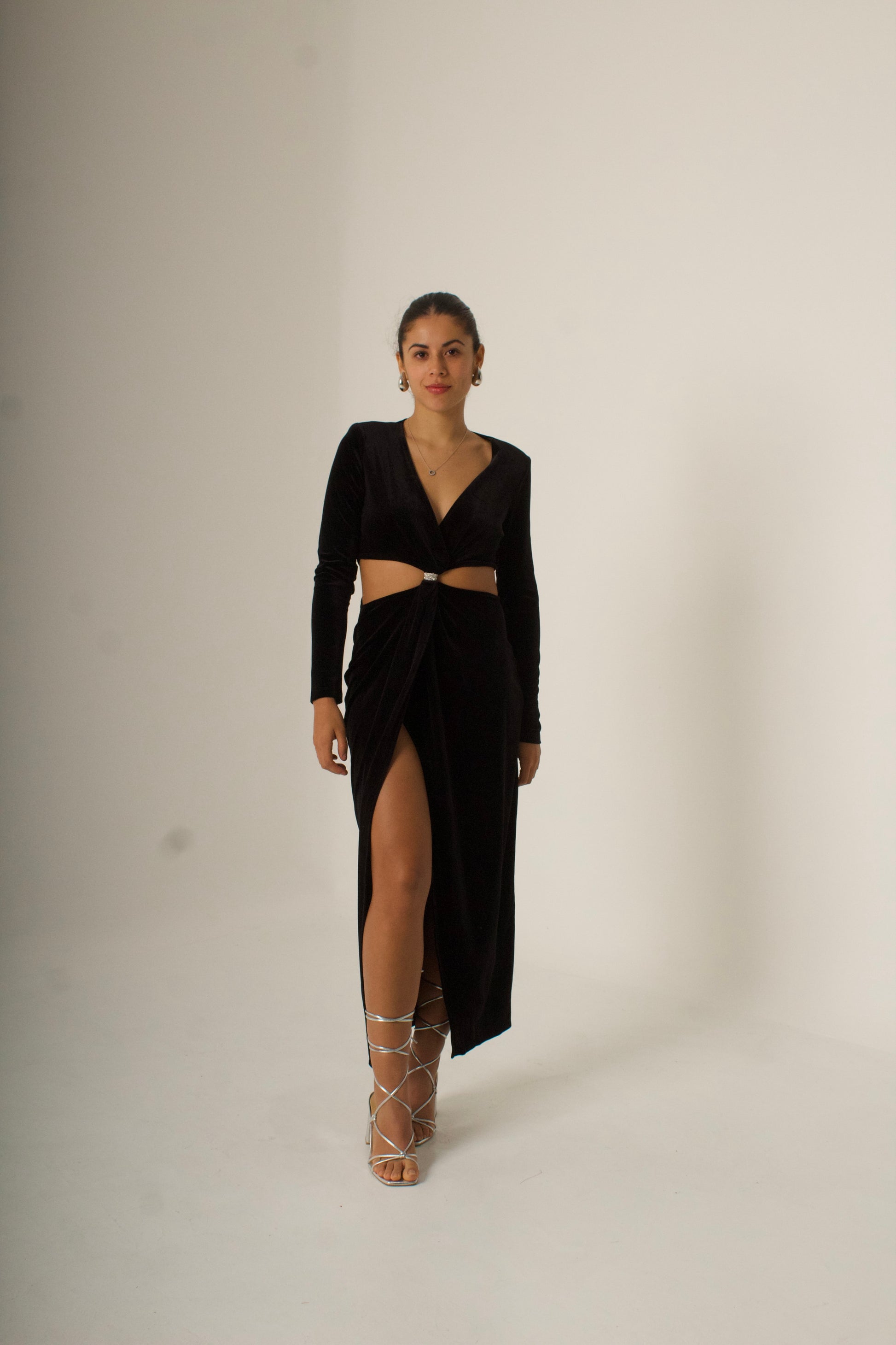 VESTIDO NEGRO COTOUT