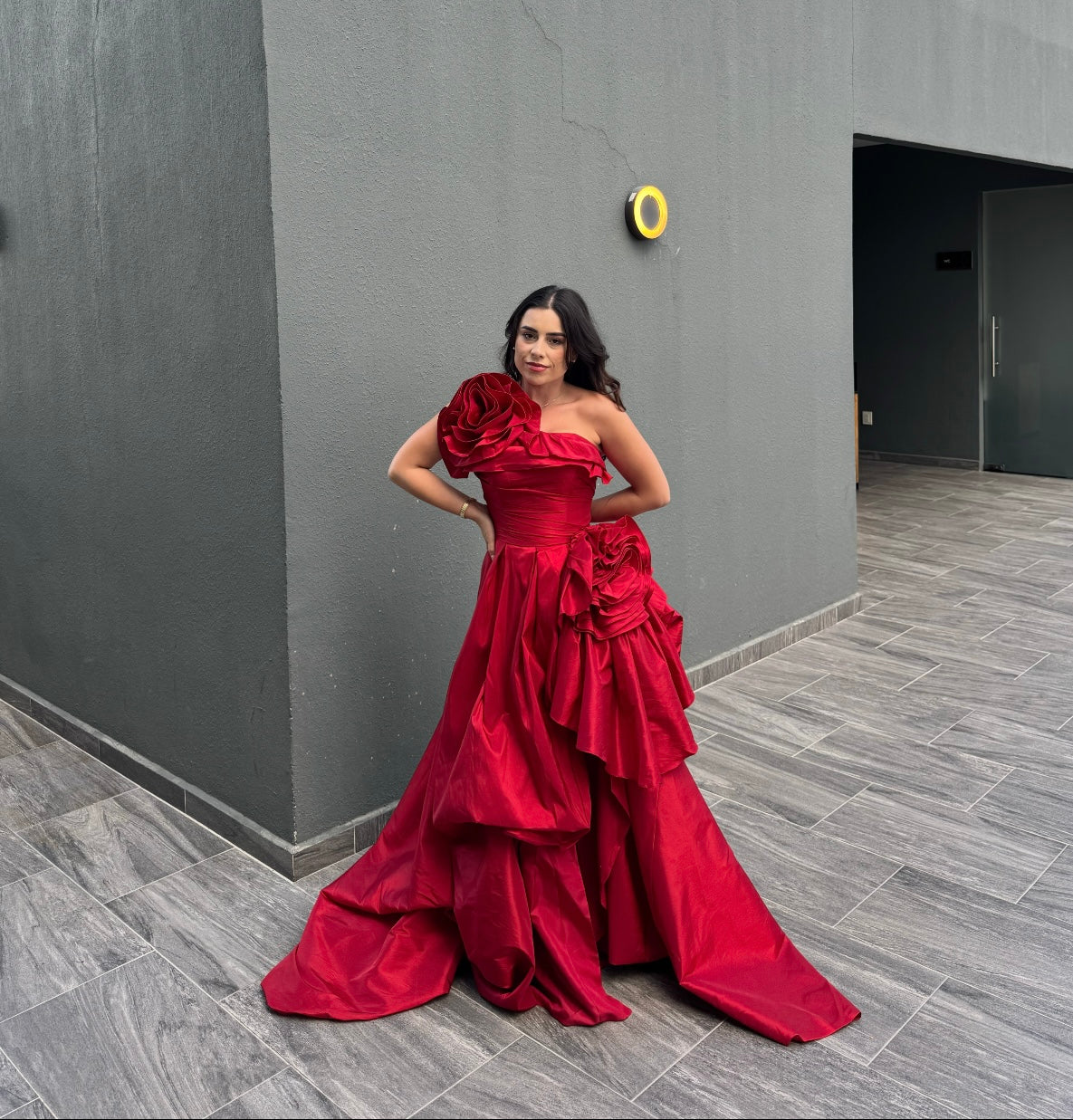 VESTIDO ROJO LARGO