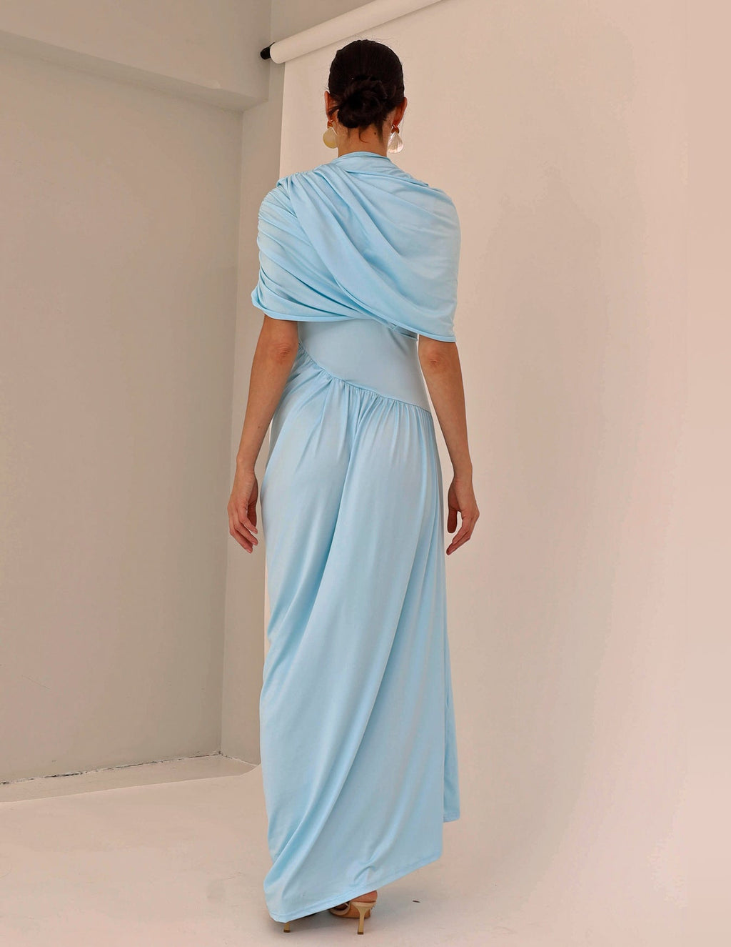 VESTIDO BABY BLUE LARGO
