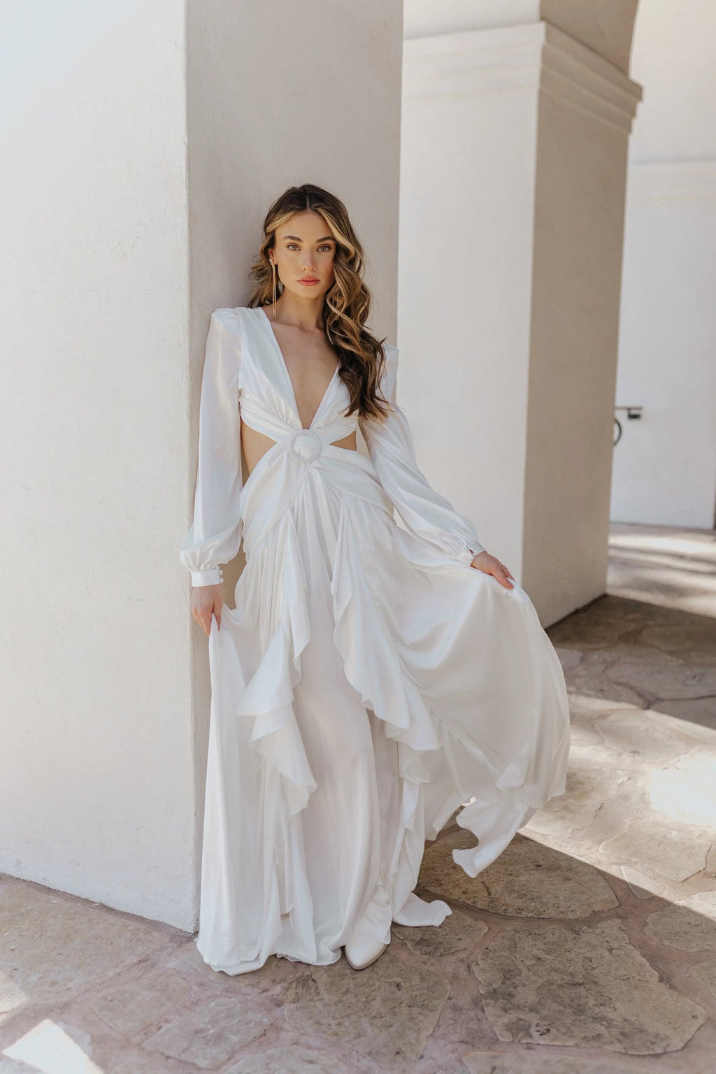 VESTIDO BLANCO CUTOUT